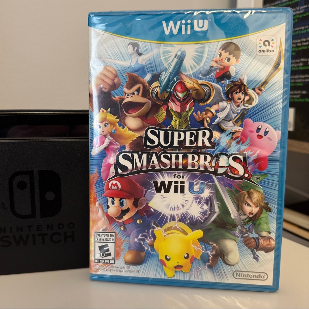 Wii U Super Smash Bros | NEW Factory Sealed Nintendo Game Retro CIB